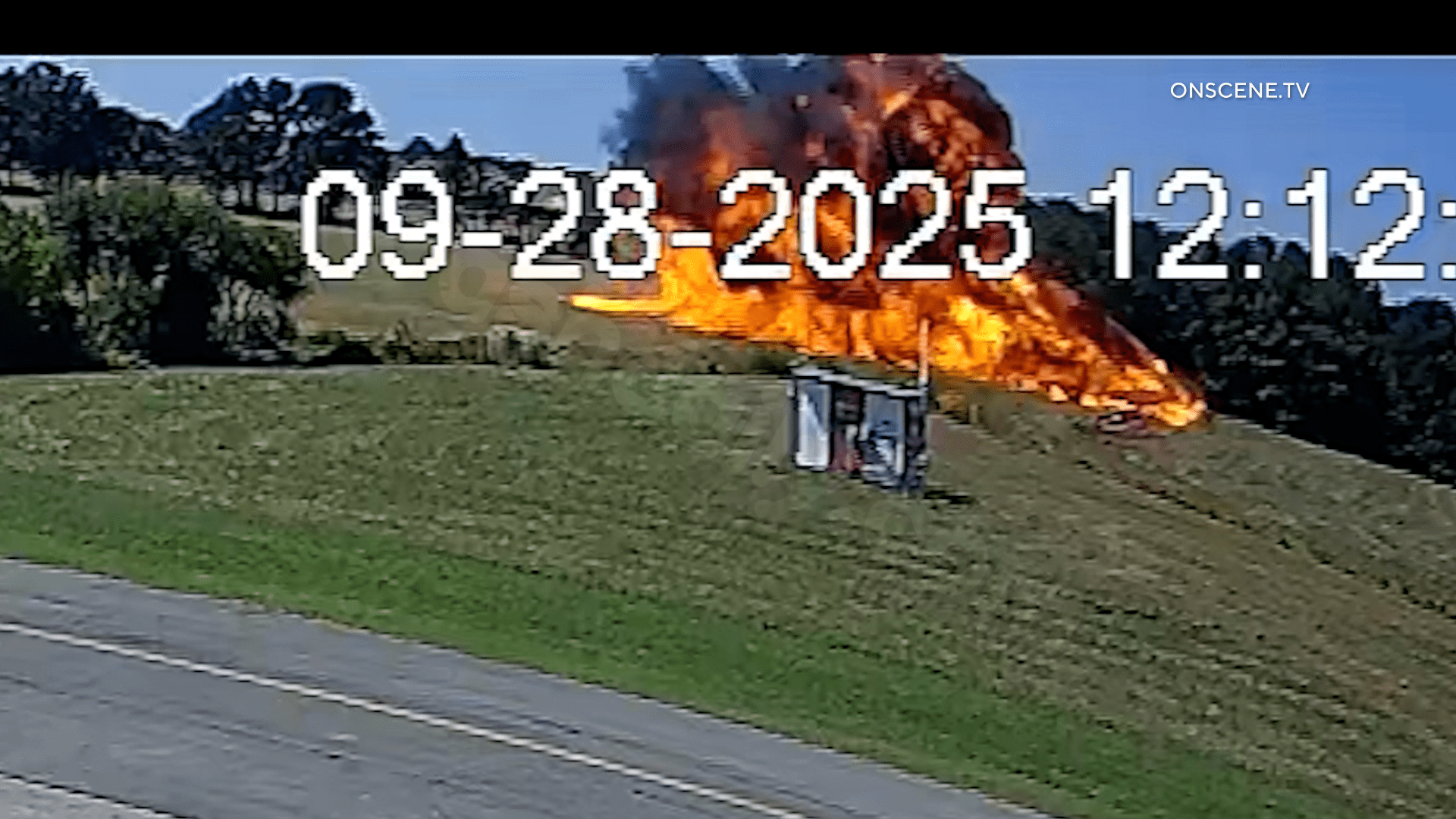 Fatal Plane Crash Captured on Security Camera