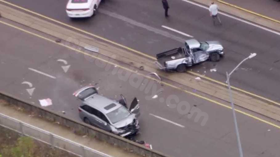 Accident near Mansfield Bridge in McKeesport; both drivers hospitalized