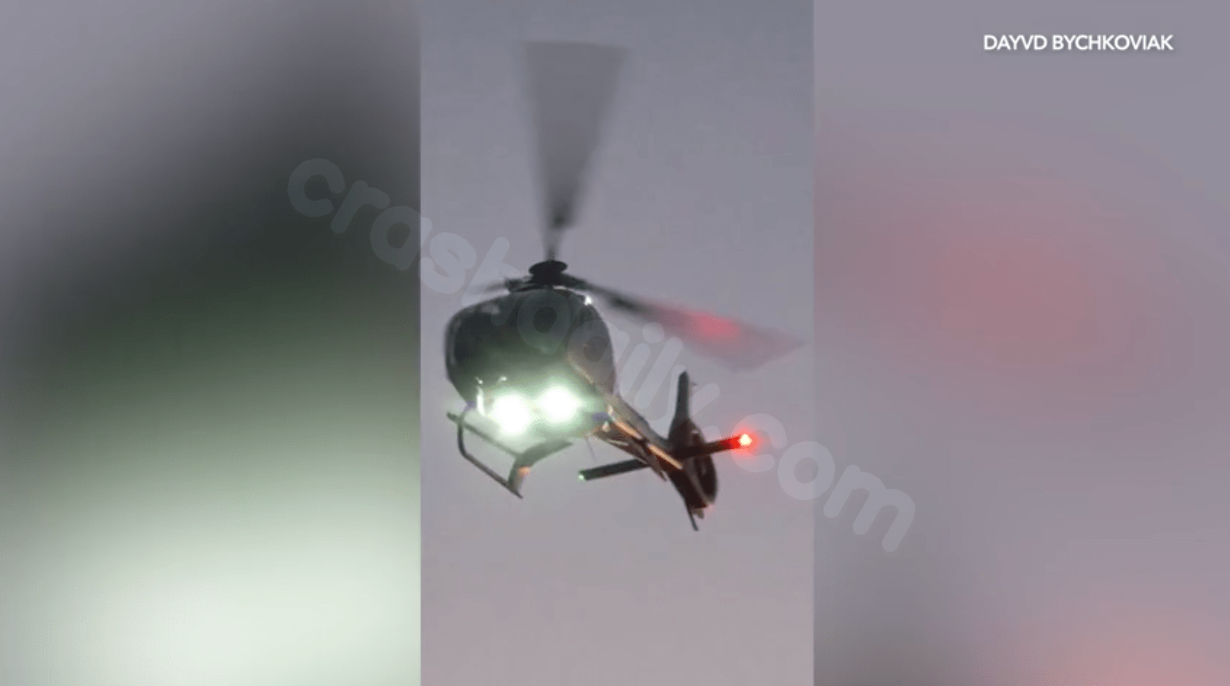 California highway accident: Medical helicopter goes down