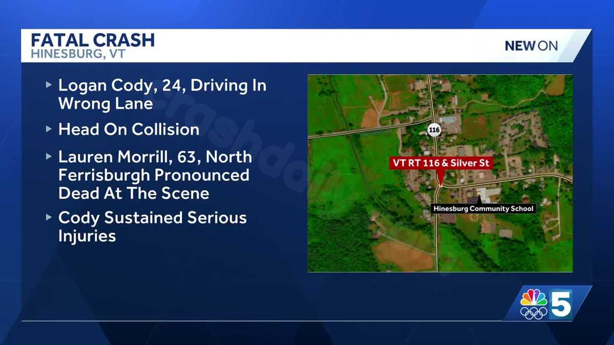 Man charged following deadly head-on crash in Hinesburg
