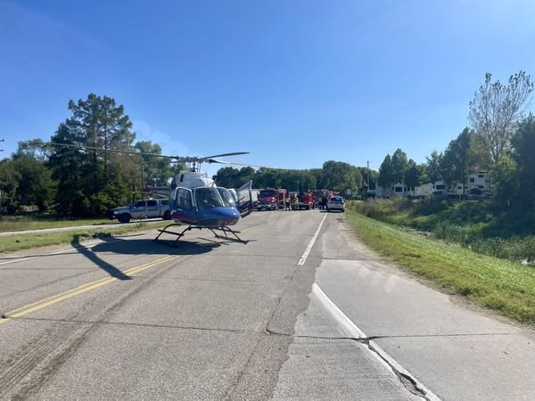 Dickinson County Road Closed Due to 'Serious Crash'