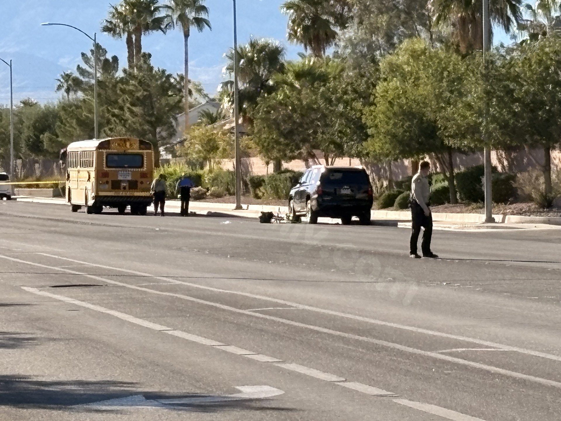 Tragic accident: 12-year-old girl dies in collision with Las Vegas school bus