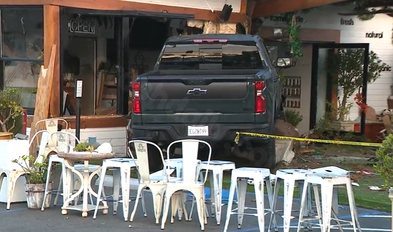 Child trapped under vehicle following collision at Encinitas gelato store
