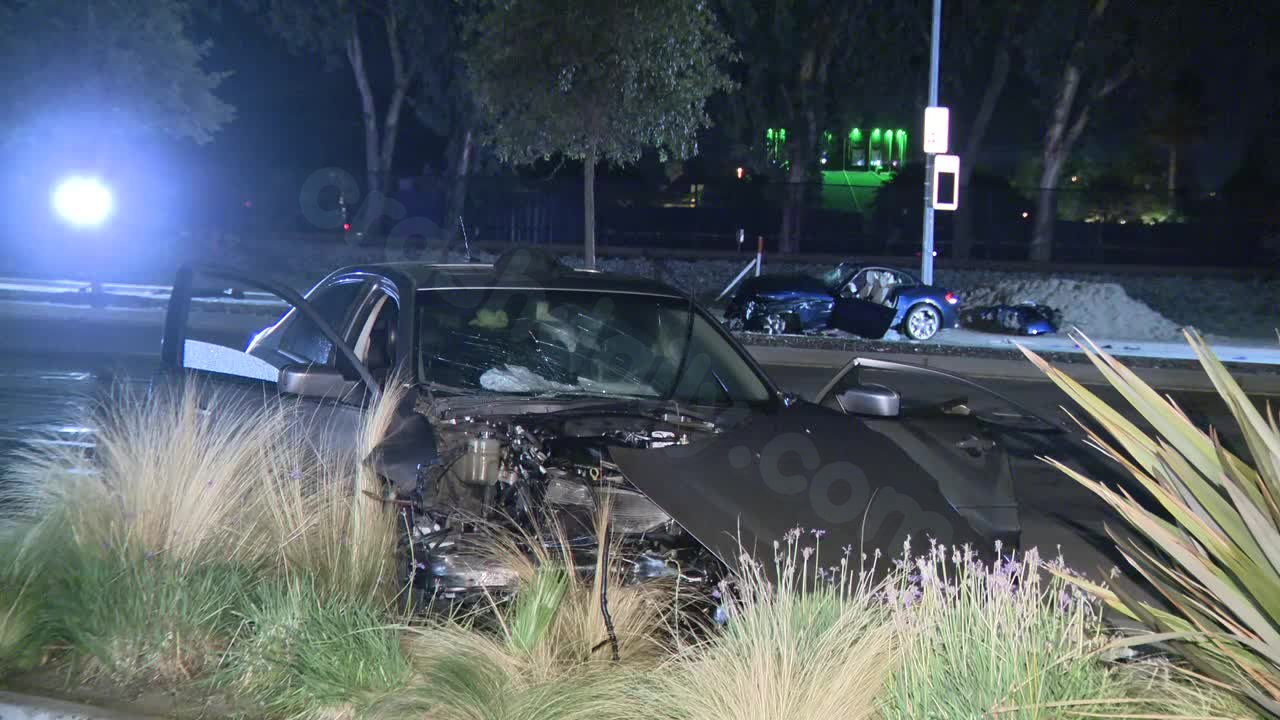 Three individuals hurt in two-car collision in San Jose