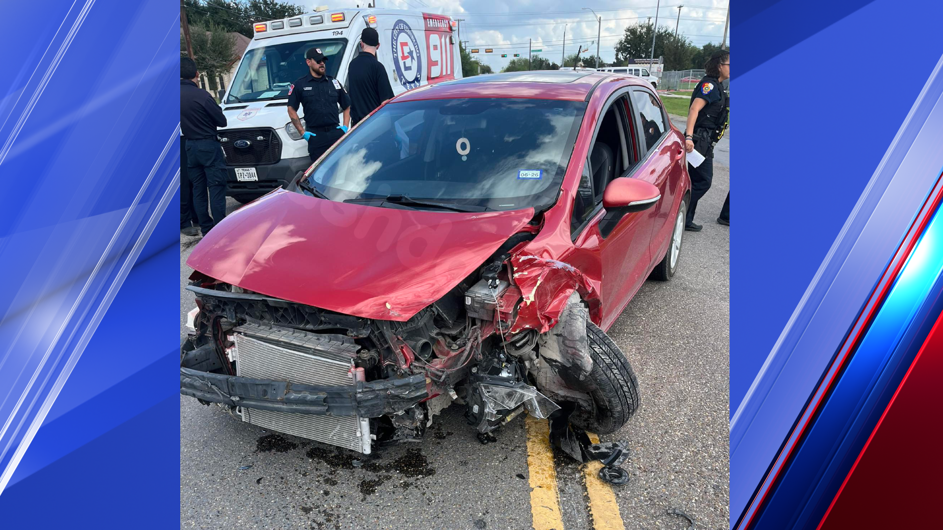 Four people sent to hospital after collision on Trenton Road by Edinburg police