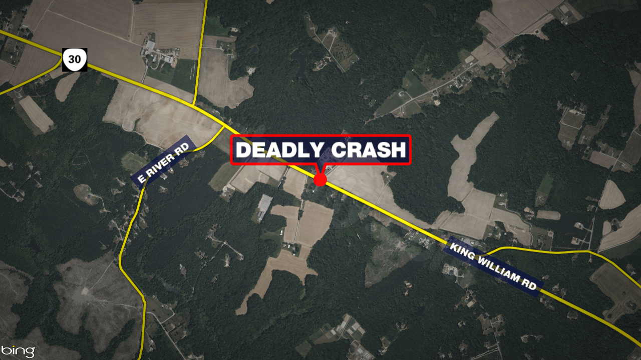 Fatal Crash in King William Puts One Driver Dead, Another Seriously Injured