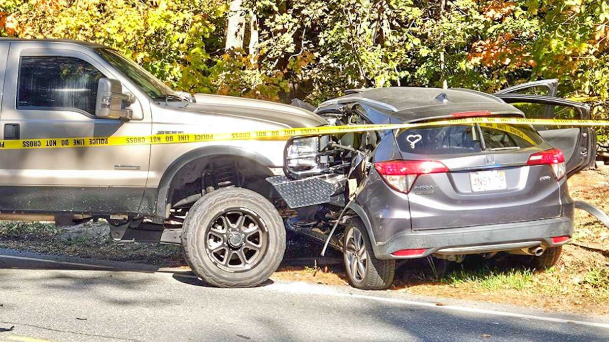 Fatal crash involving a woman and a pickup truck in Bolton