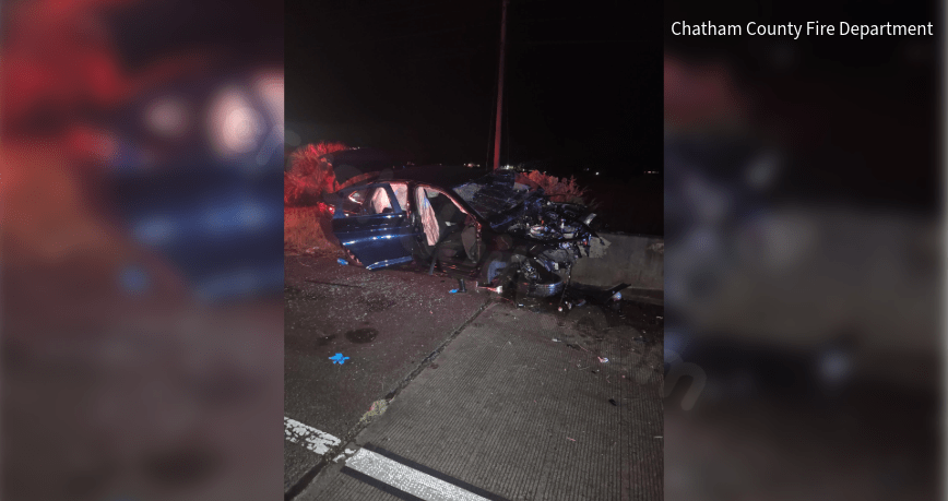 1 person hospitalized following car accident on Highway 80