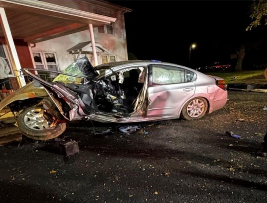 1 person hurt when vehicle hits porch in Westerlo