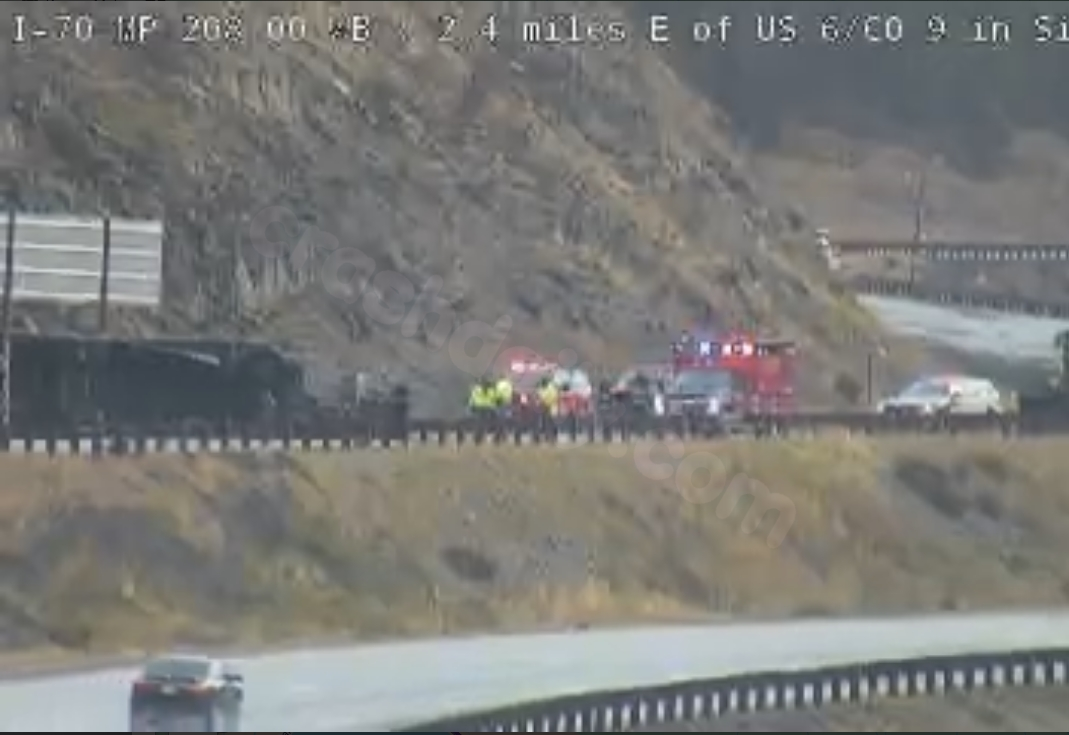 I-70 Westbound Shutdown at Silverthorne After Fatal Crash, Truck Fire