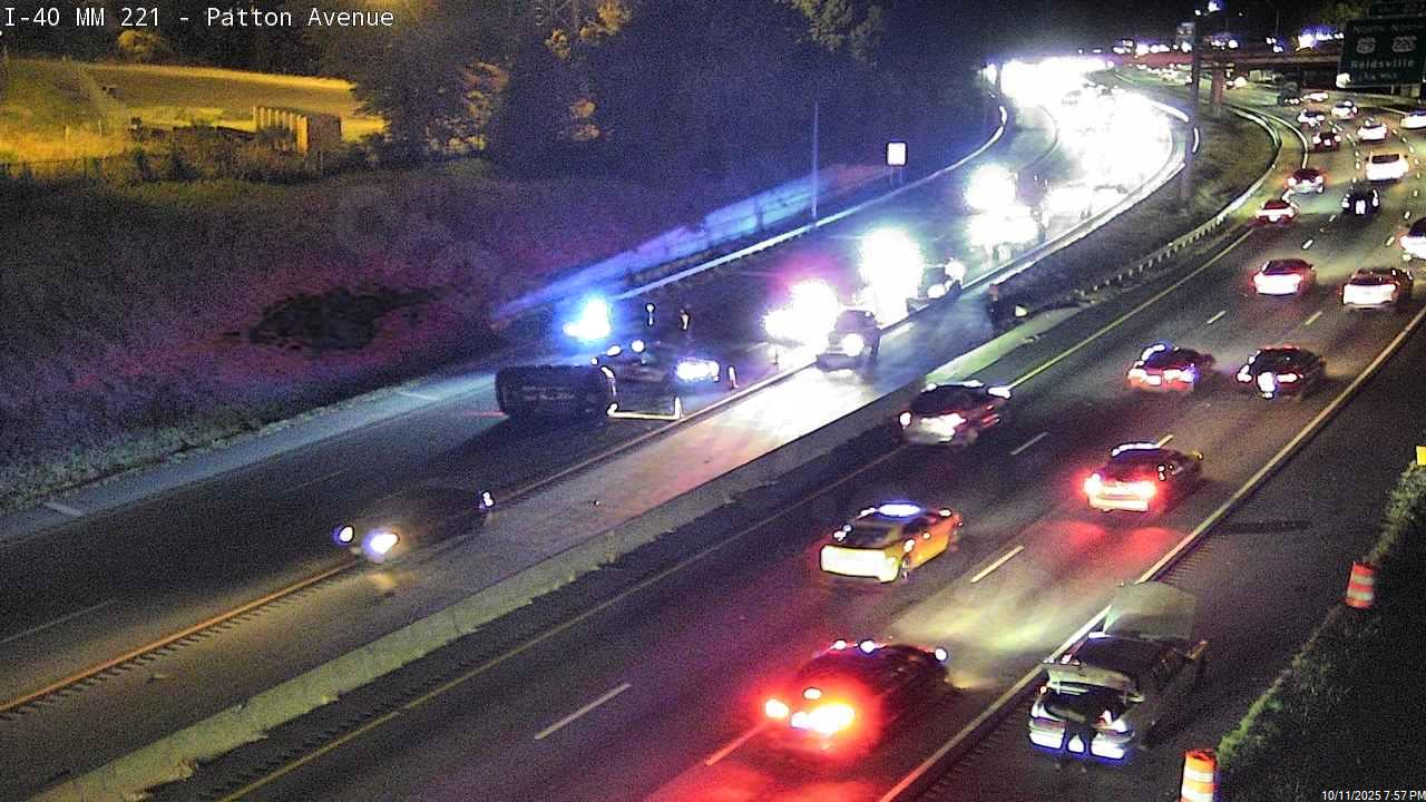 Reopening of Westbound I-40 in Greensboro following injury accident