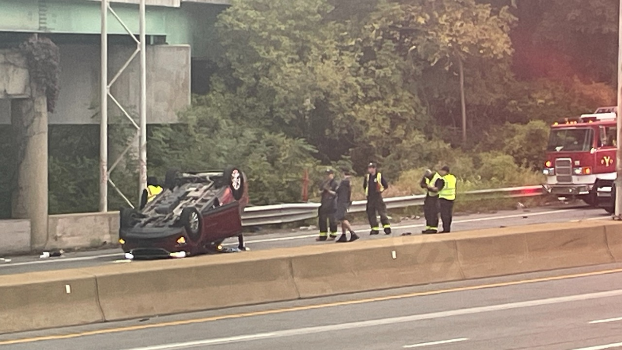 Traffic congestion on I-680 due to collision