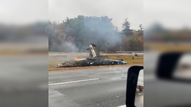 Plane accident on I-195 in Dartmouth