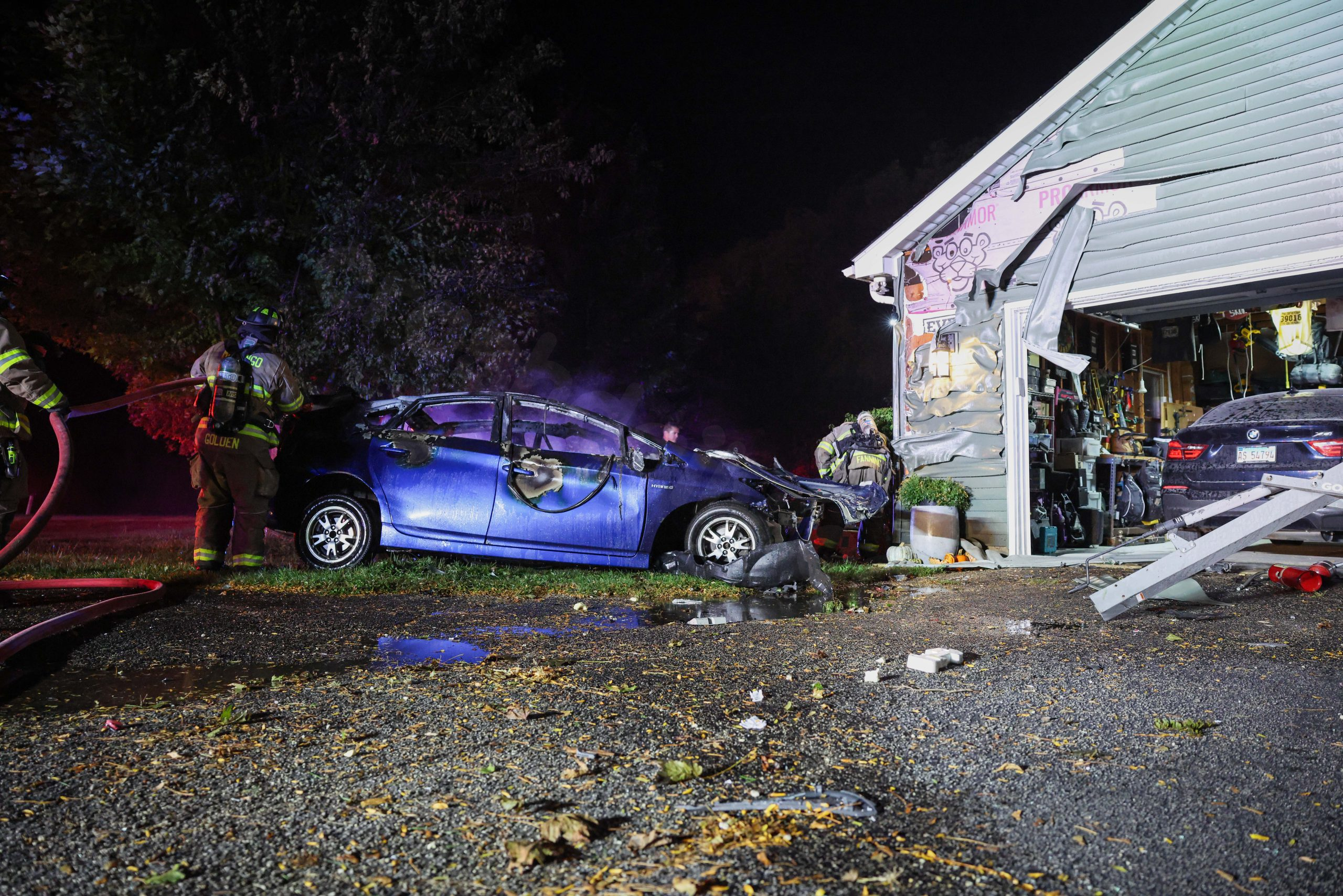 Fatal crash and fire in Illinois home traced to woman's death