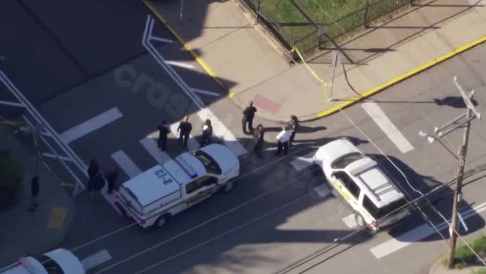 Investigation of crash near Westinghouse Academy; 2 hospitalized