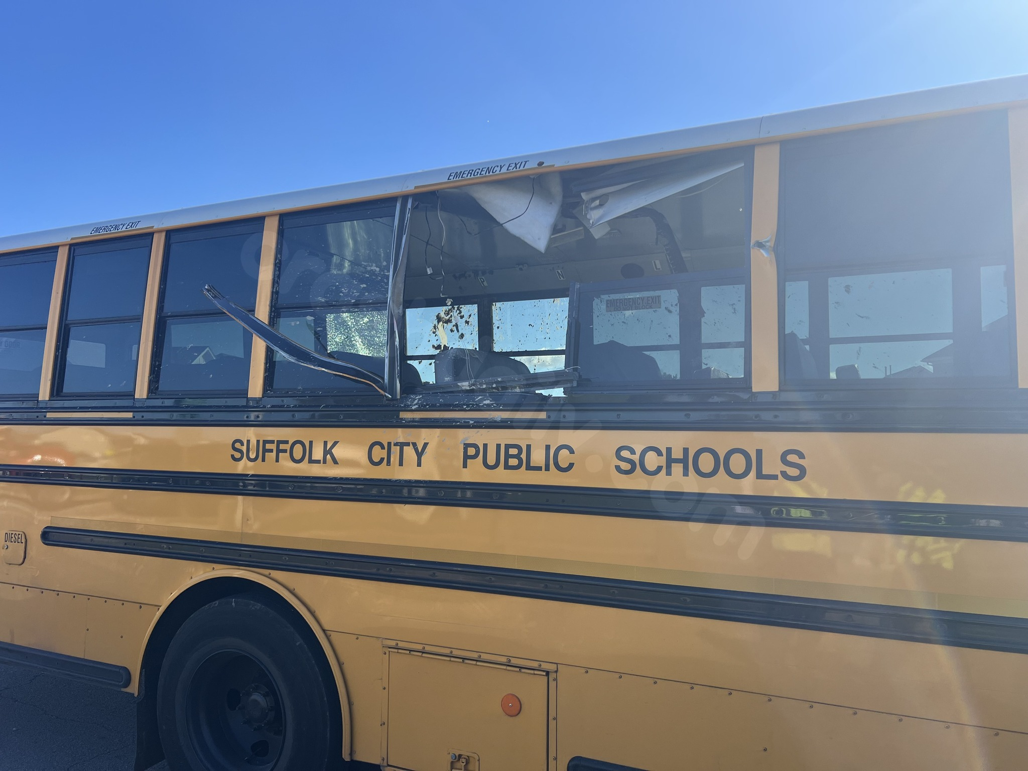 School bus collision injures 4 students
