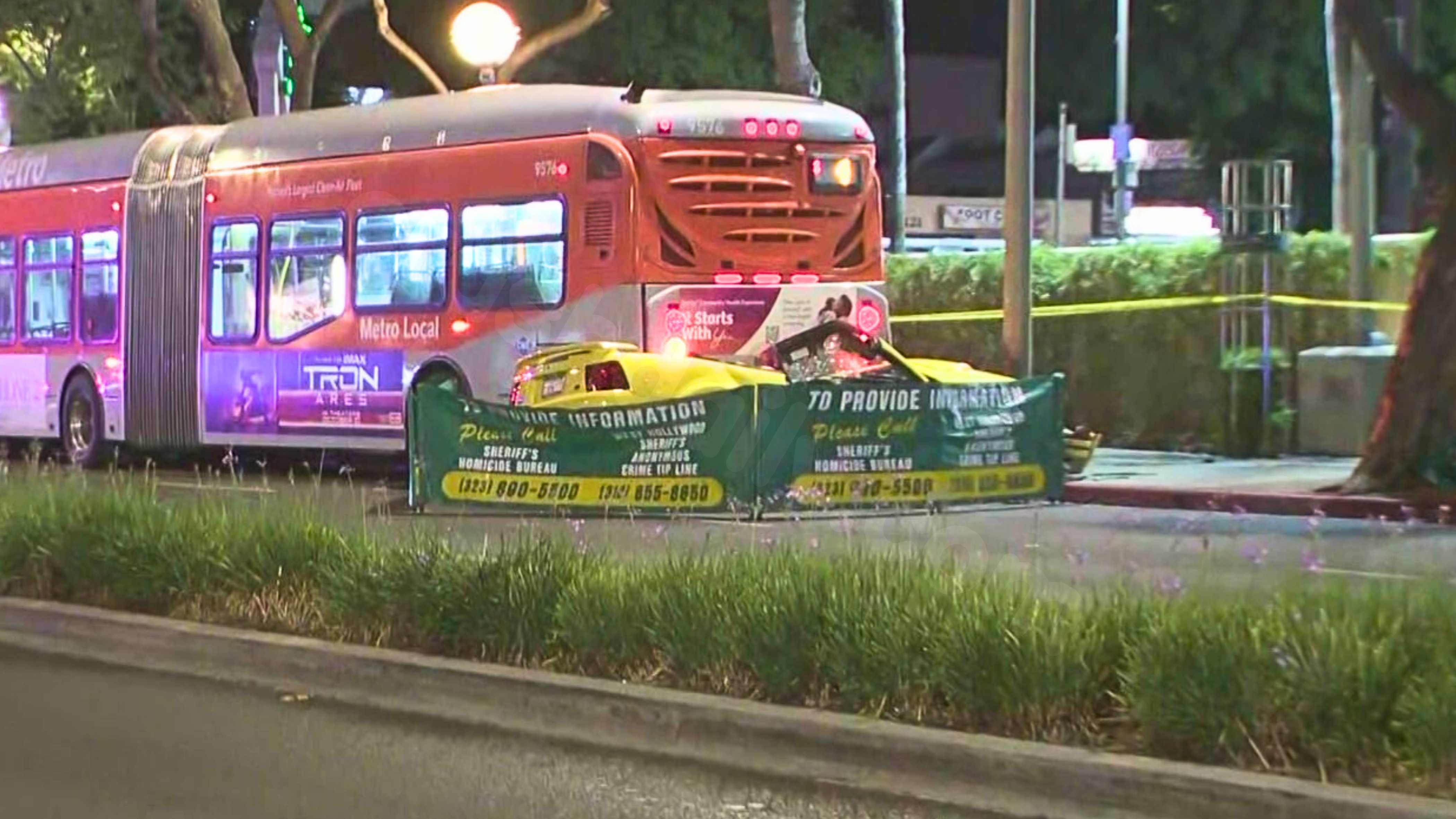 Fatal collision with Metro bus in West Hollywood leaves driver dead