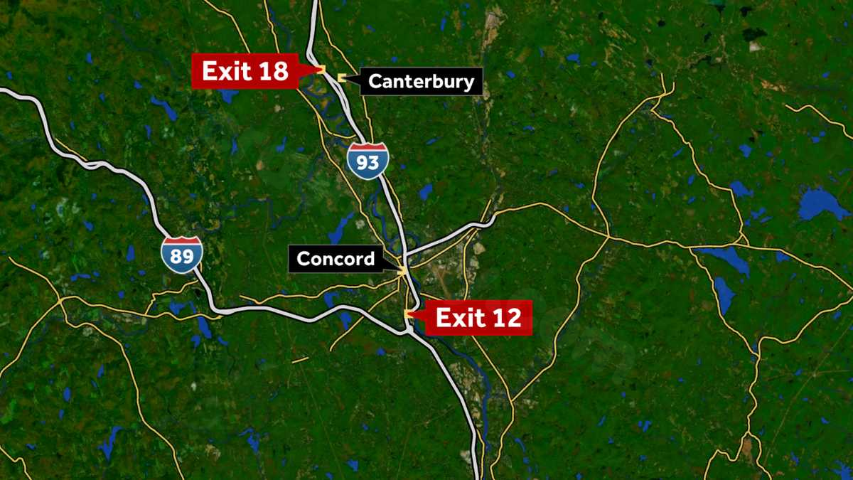 Fatal crash following high-speed chase on I-93 in Canterbury, Massachusetts