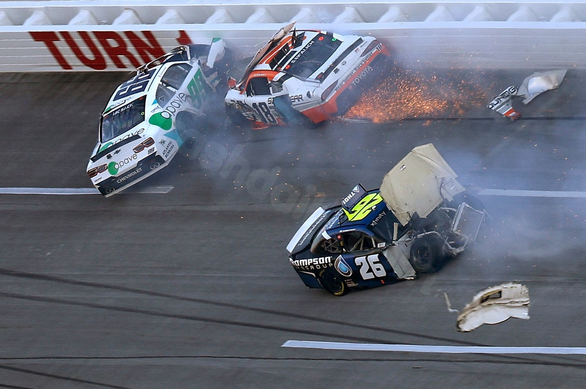 William Sawalich taken to nearby hospital following Talladega accident