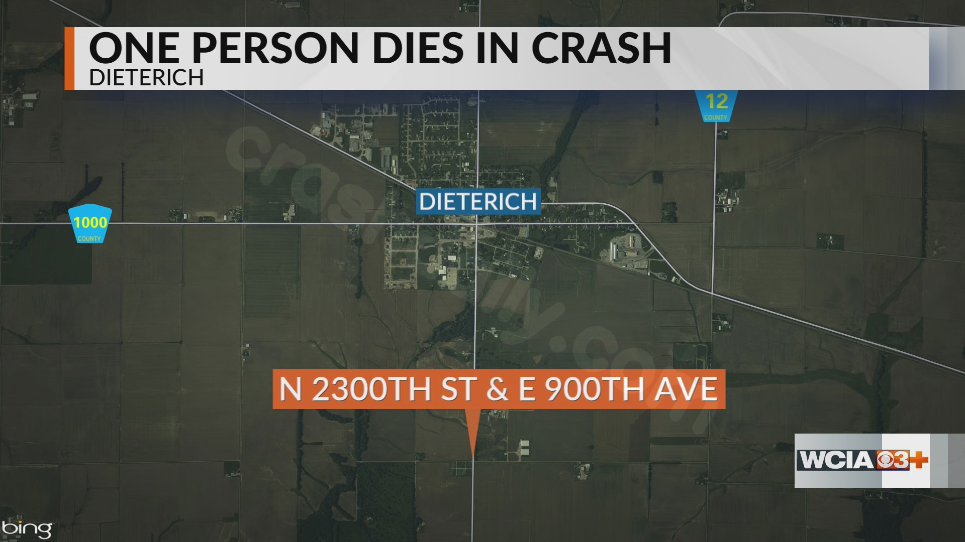 Fatal crash in Effingham County on Sunday morning.