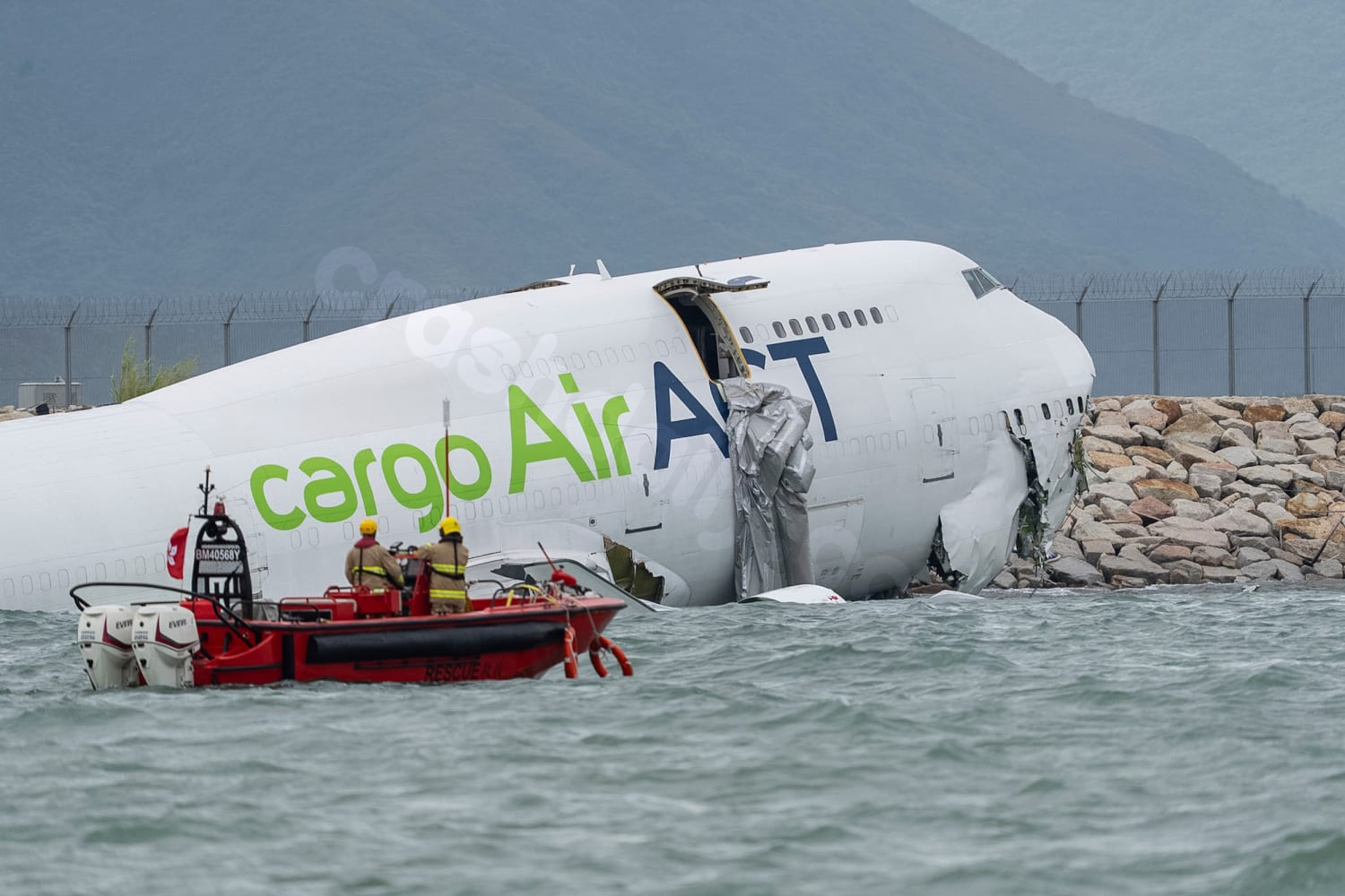 Fatal incident at Hong Kong airport involving cargo plane and ground vehicle.