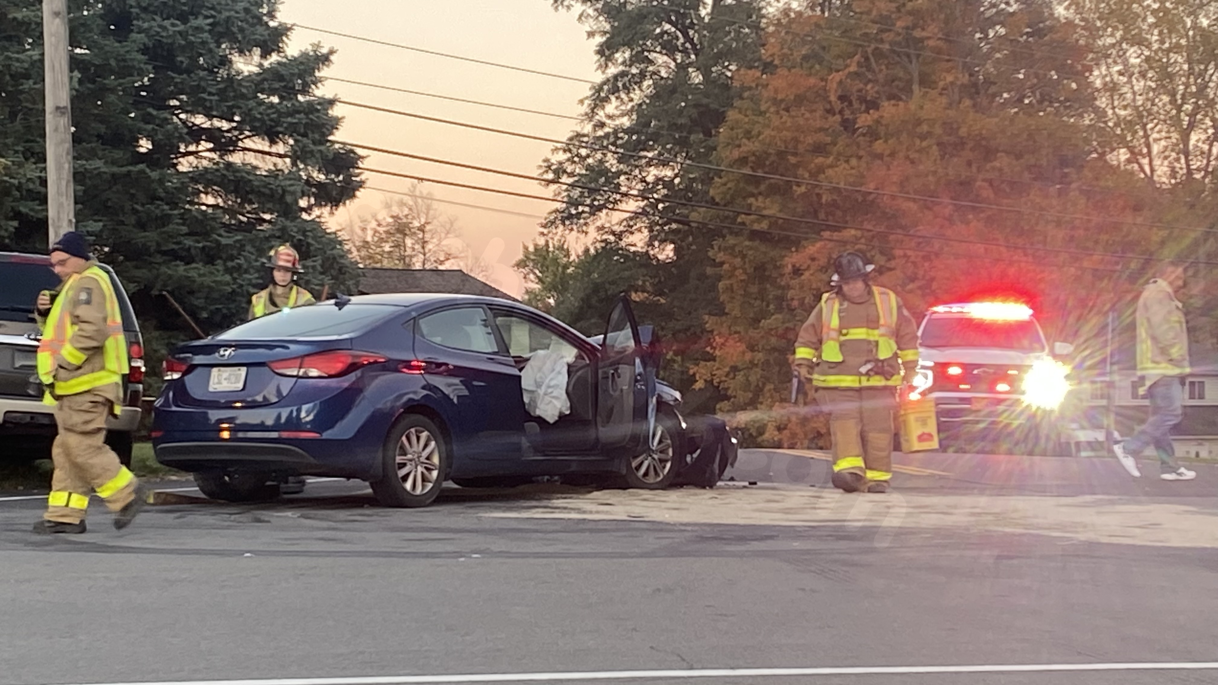 Mother unconscious, son hurt in Spencerport collision