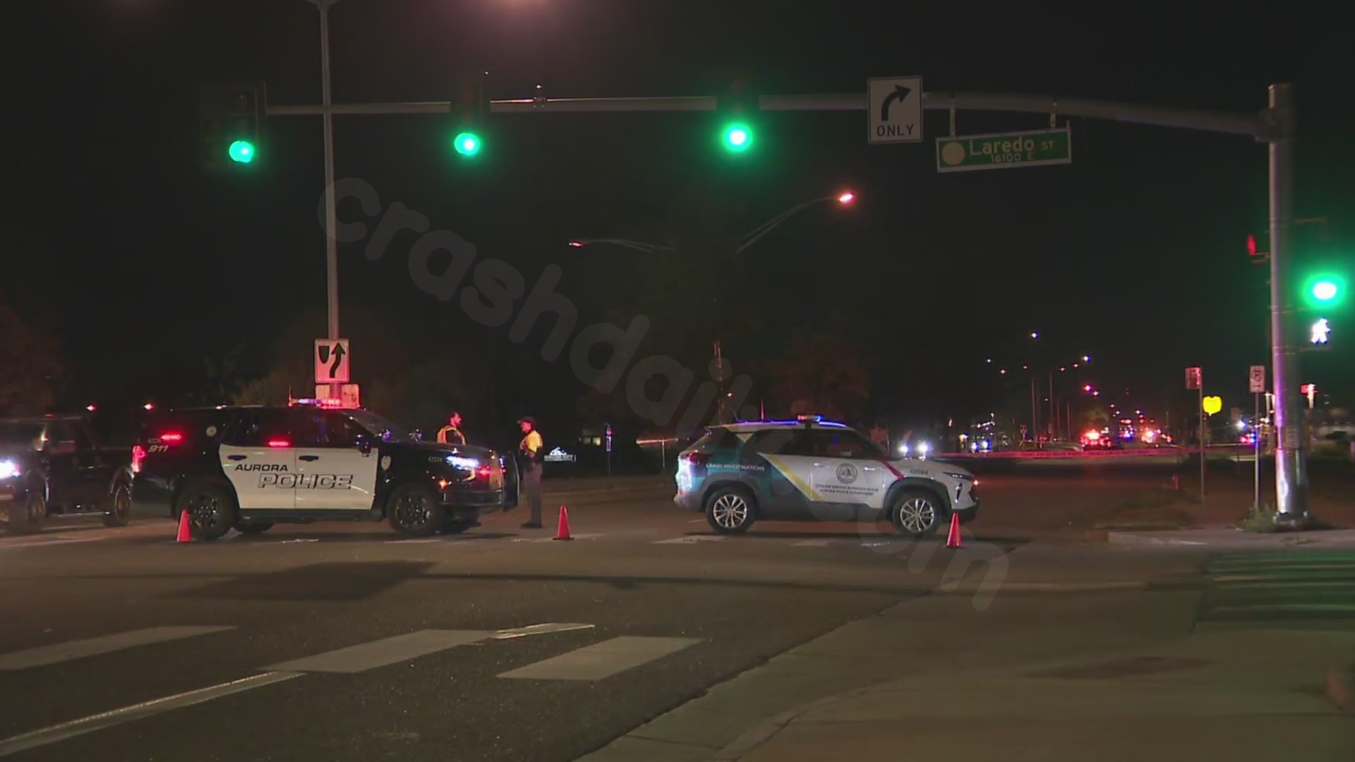 Fatal collision shuts down section of Colfax Avenue in Aurora.
