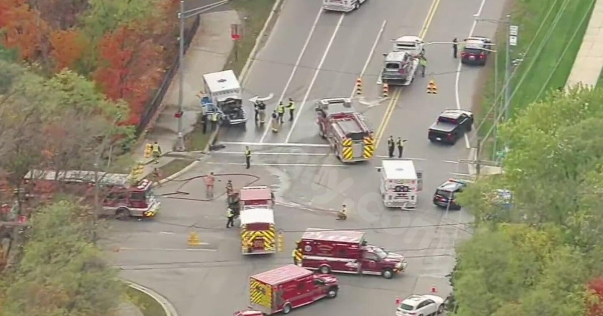 Ambulance stolen with patient inside, crashes near Novi-Northville border, according to police