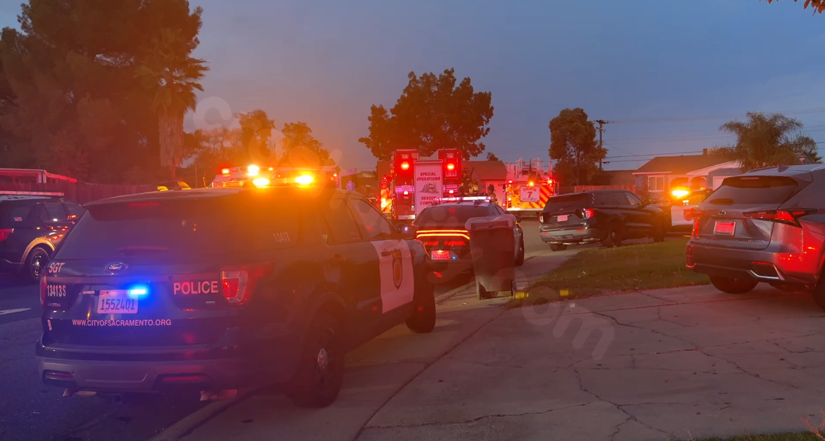 Car crash into house follows police chase in Sacramento