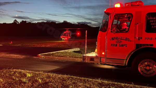 Air Care Responds to Tractor Crash in Versailles