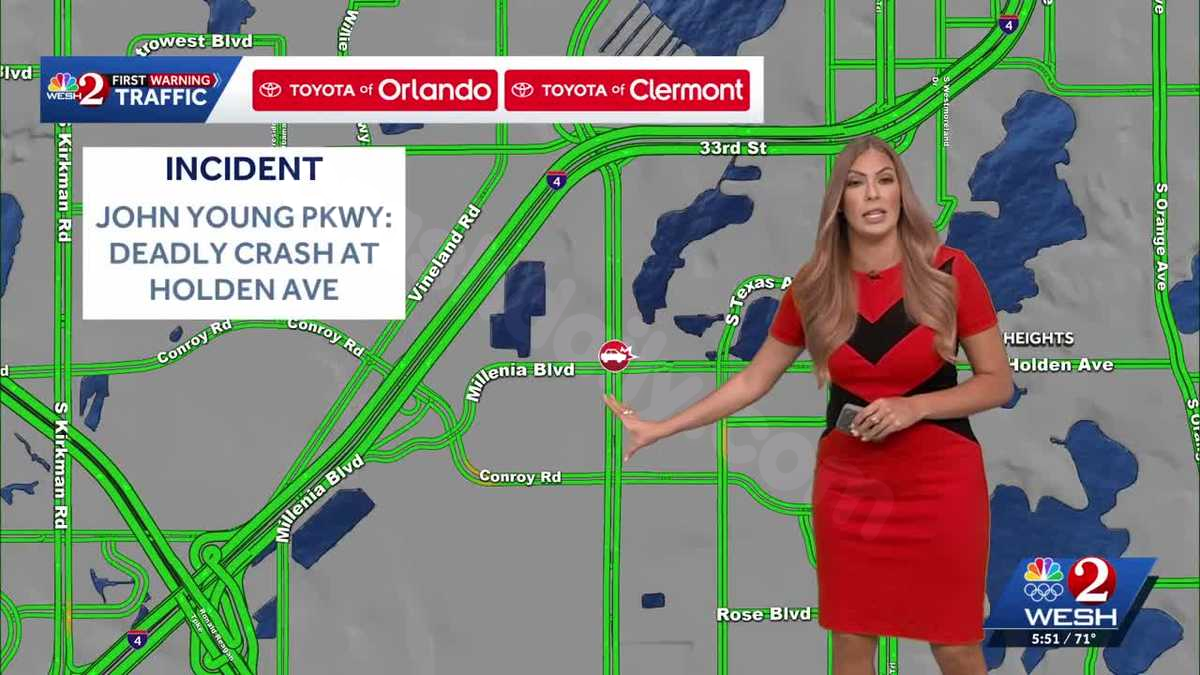 Holden Ave in Orlando closed due to fatal accident