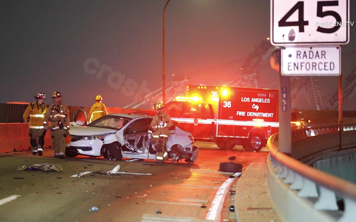 Report: Car crashes into vehicle on San Pedro bridge; separate accident results in teen fatality