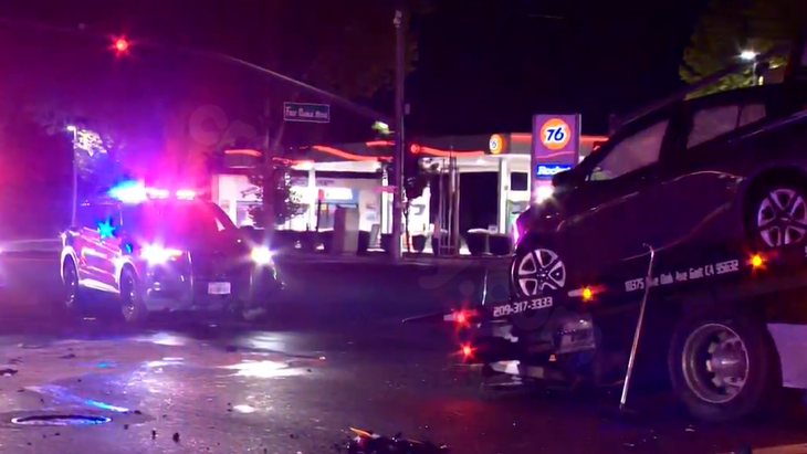 Driver in Sacramento County pursuit crashes into bystander's car
