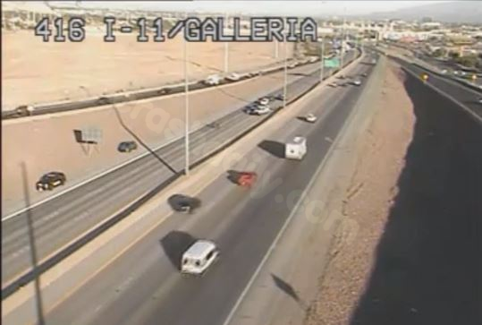 Interchange near I-11 closed due to 3-vehicle crash; lanes have been reopened