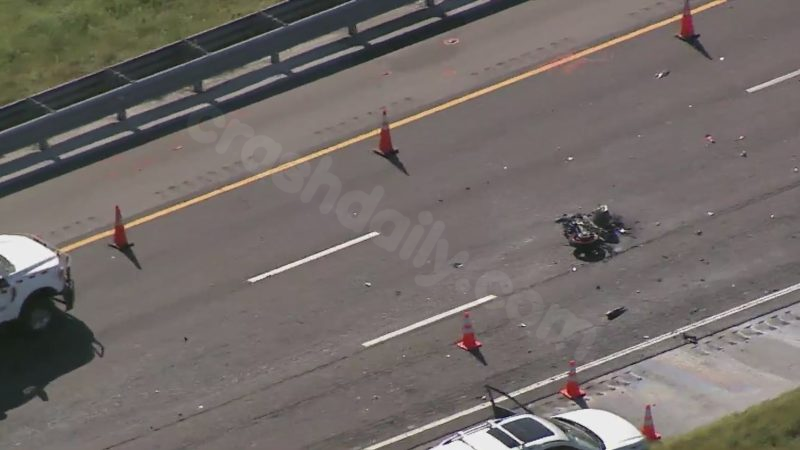 Traffic accident closes southbound I-75 near Wesley Chapel.