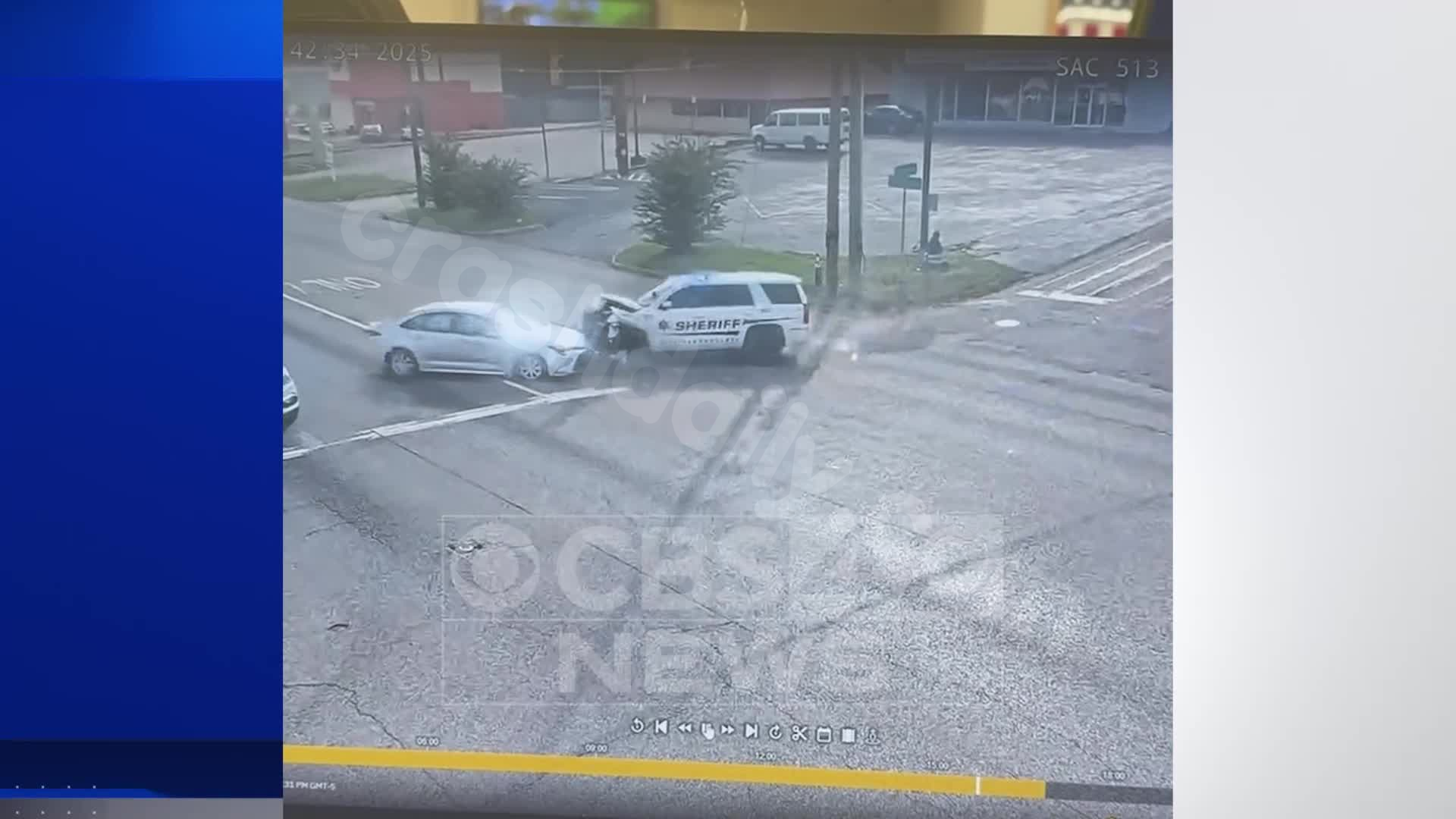 VIDEO: Sheriff’s deputy from Jefferson County collides with vehicle
