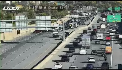 Traffic alert: Accident on Interstate 80 eastbound close to State Street results in lane closures