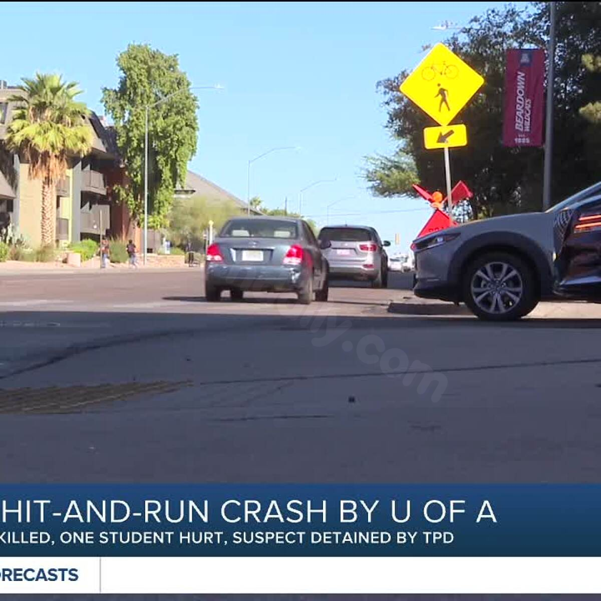 Hit-and-run near University of Arizona campus leads to deaths of two students; 19-year-old driver in custody