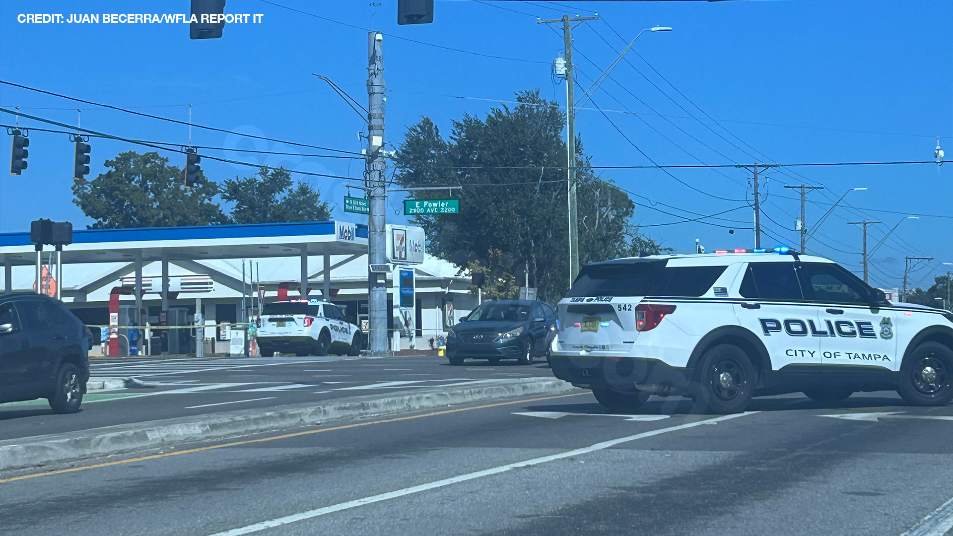 Police probe deadly collision on Fowler Avenue in Tampa.