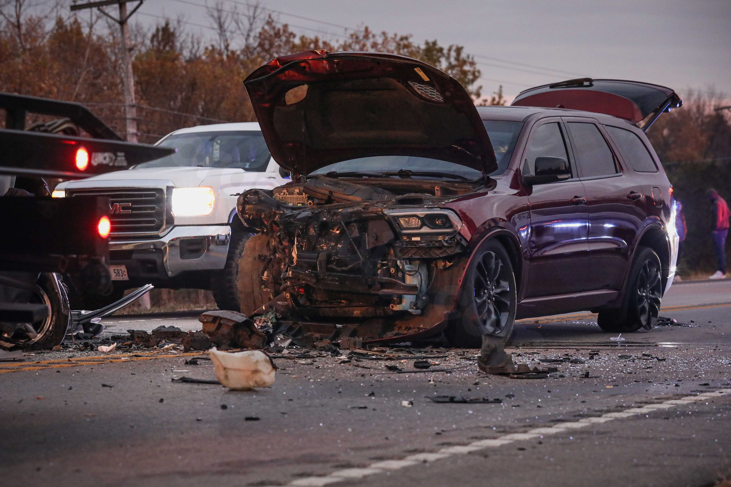 Route 14 collision leaves five injured; Child ejected from car seat: officials