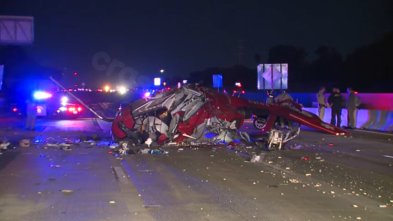 Report blames power outage for deadly medical helicopter crash on Highway 50