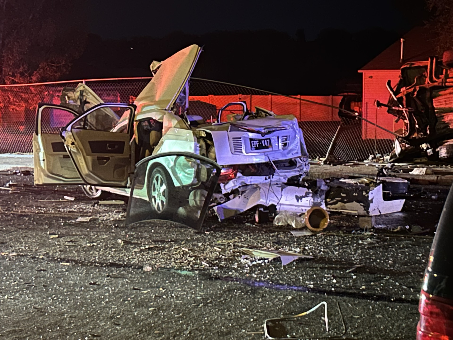 Multi-vehicle collision on D 1/2 Road