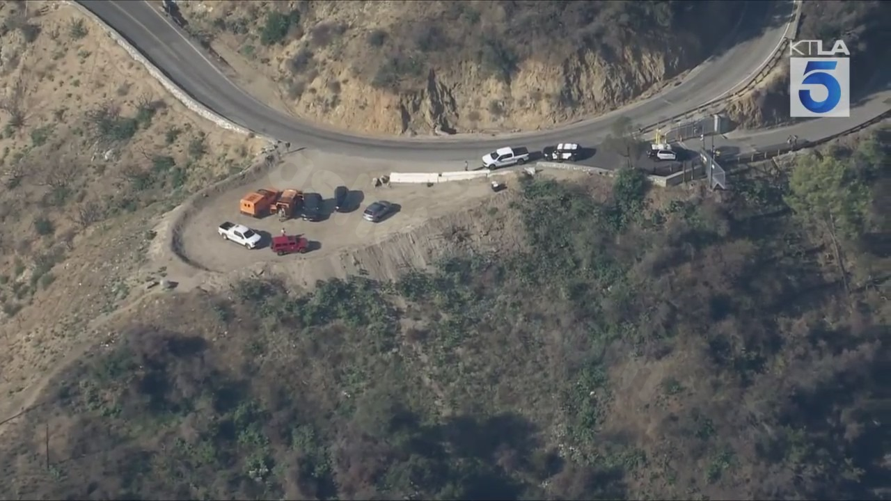 Fatal crash in Angeles National Forest: Car goes off cliff