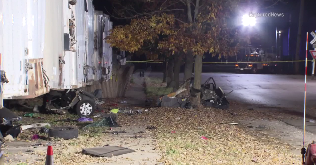 Car torn apart in Aurora, IL crash