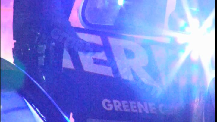 Police chase leads to fiery crash and gunfire in Greene County