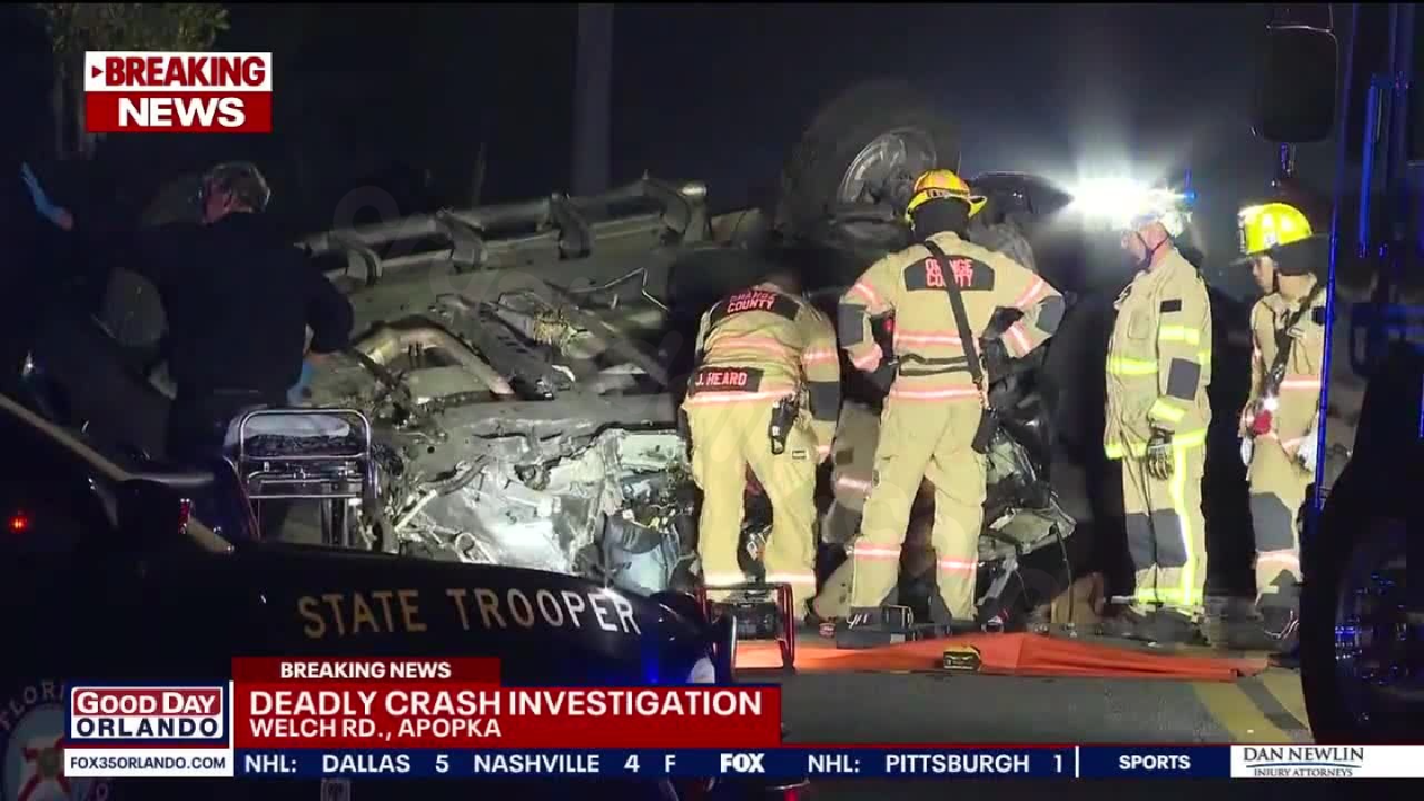 Fatal crash in Apopka leaves three teenagers dead, others injured