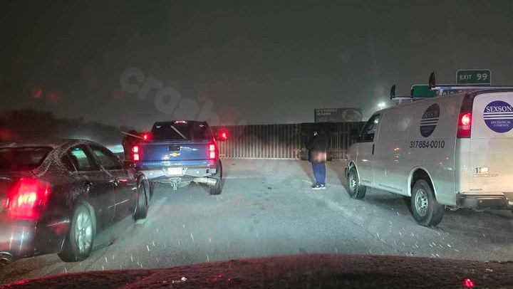 Numerous interstate collisions in Indianapolis