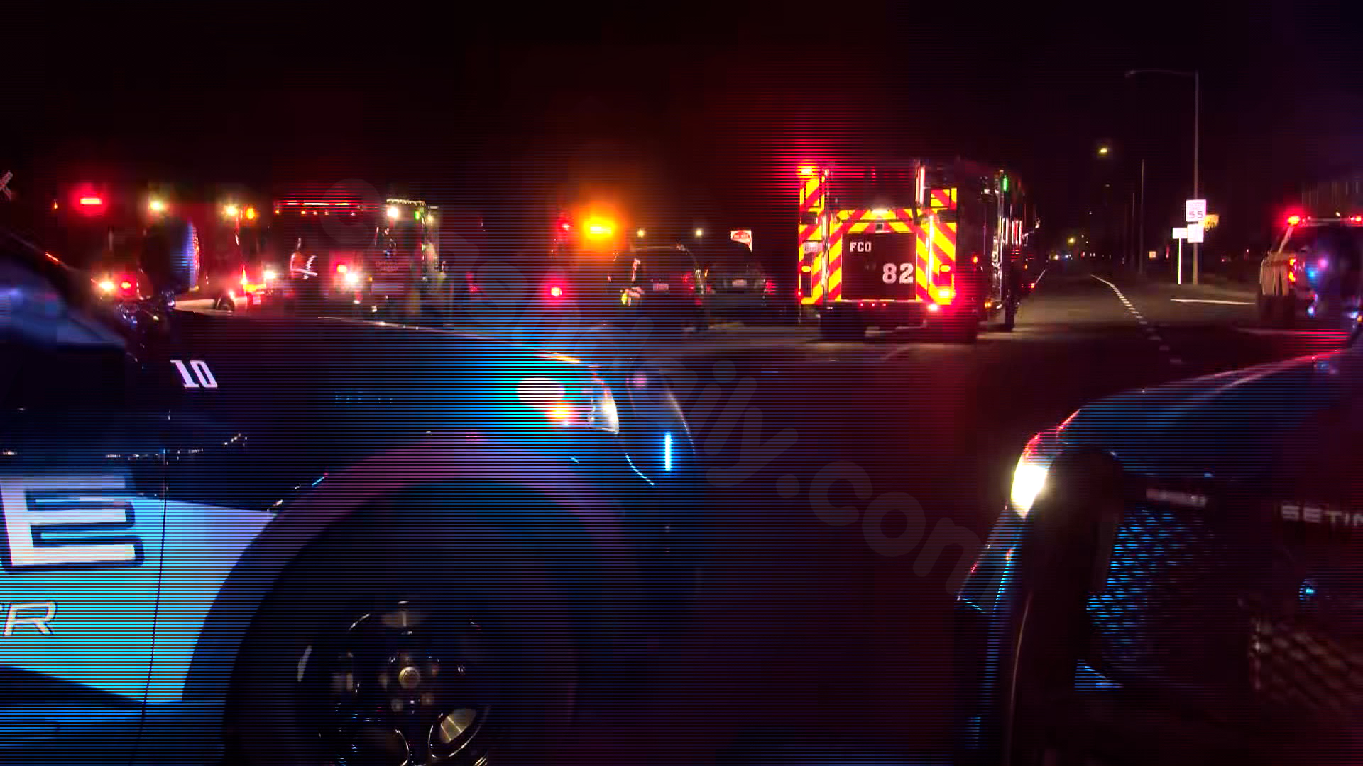 Individual airlifted following collision in Fowler
