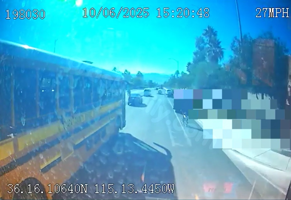 Analysis of fatal Las Vegas school bus crash captured by expert