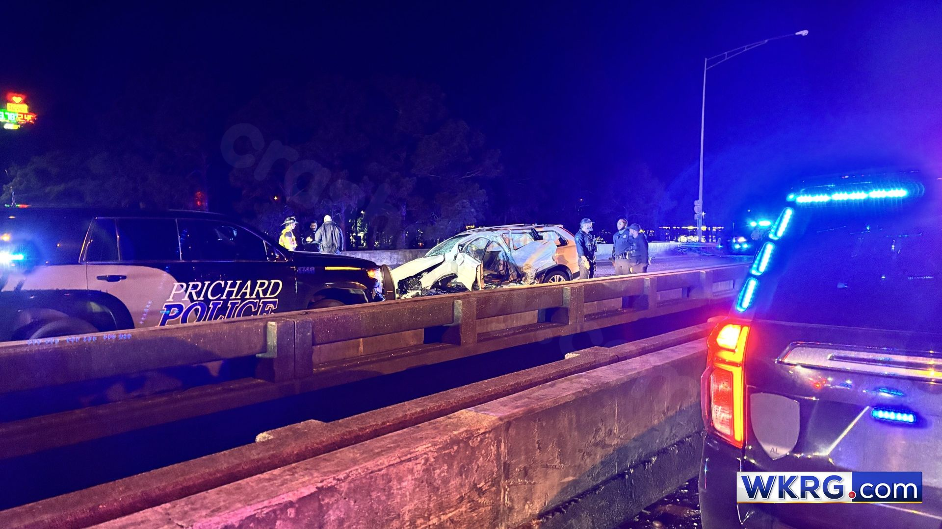 Car stolen during police pursuit crashes at I-65 and St. Stephens